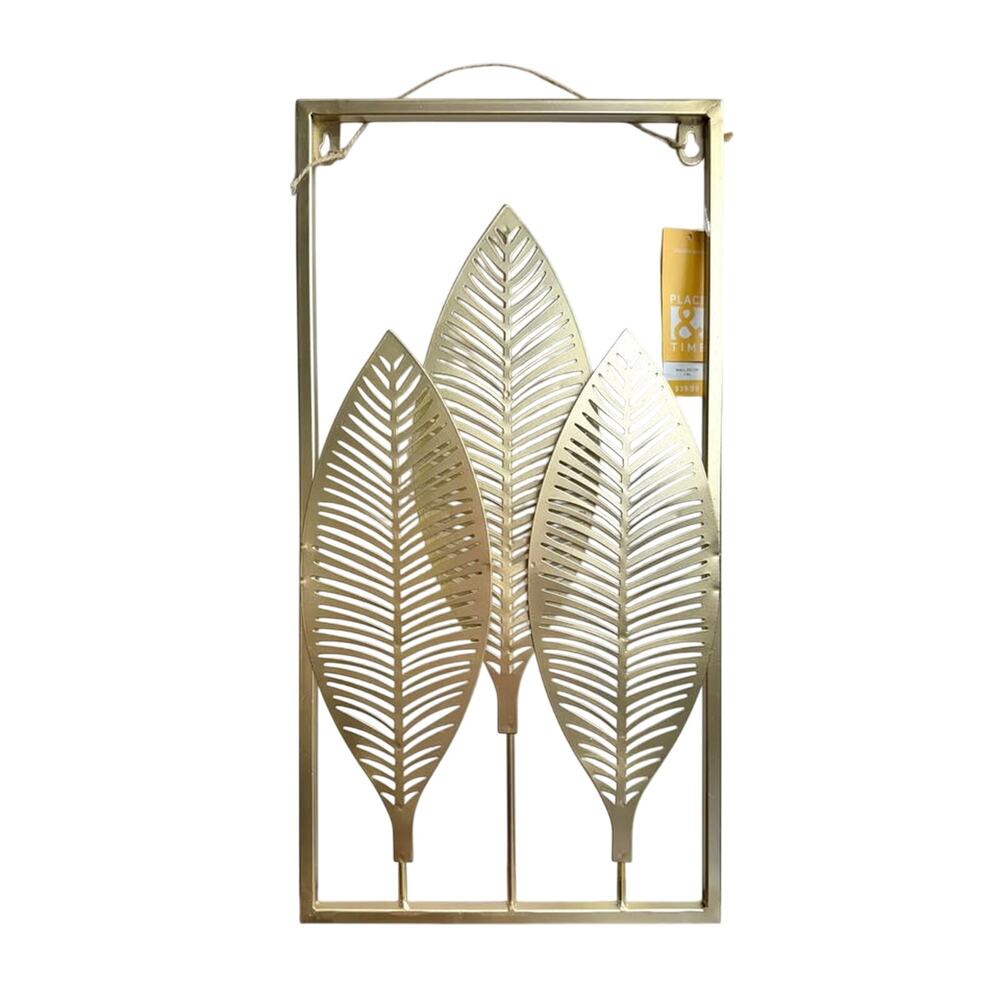 Gold Leaves Hanging Wall Decor - NWT
